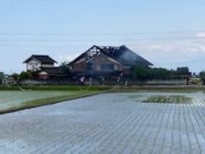 【鎮火】砺波市高波の住宅火災　けが人なし