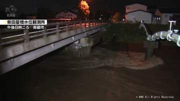 富山県内にレベル４土砂災害危険警報　南砺市と小矢部市の一部地域に避難指示
