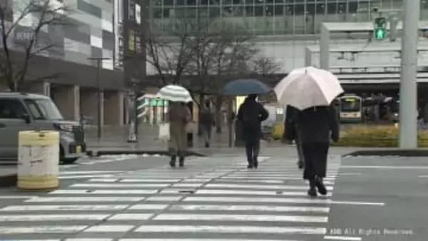 雲が広がり　一日を通して雨や雪　仕事始めの５日　富山県内