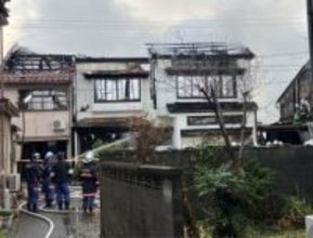 【富山】滑川市で住宅火災　火元とみられる住宅の男性と連絡が取れず　元日未明の火事