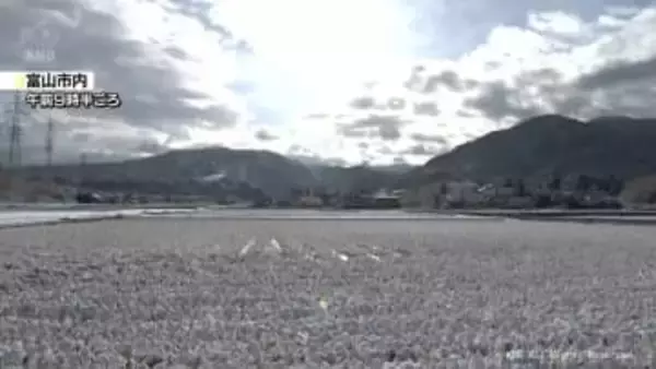 大雪による交通障害などに注意　今夜から雪強まる　富山