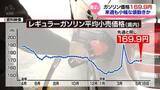 「県内のガソリン価格横ばい　価格競争で押し下げか」の画像1