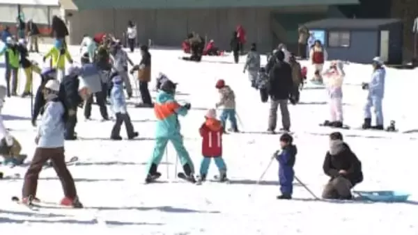 冬季五輪盛り上がり　スキー場にぎわう　富山