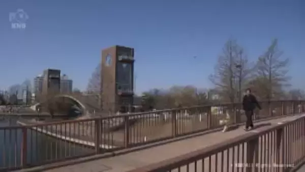 晴れて気温上昇　春の陽気に　富山