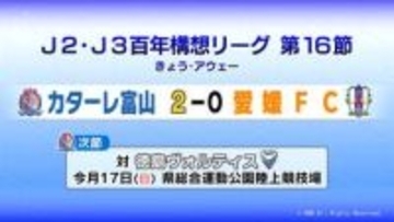 カターレ富山が愛媛に勝利　西地区Aグループ首位確定