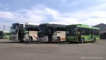 大型バス運転手の仕事を知って　県内のバス会社が見学会　富山