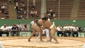 アマチュア力士のこった！のこった！　県内一をめざし取組白熱