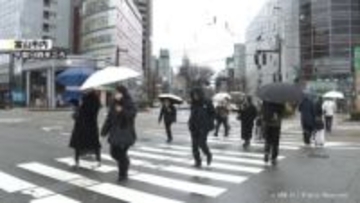 きょう冬至　寒気の影響受け富山県内気温が下がる見込み