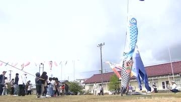 「いっぱいいて素敵だった」80匹のこいのぼり空に舞う　砺波市