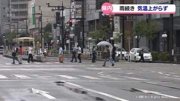 富山県内は雨が続き　気温上がらず肌寒く
