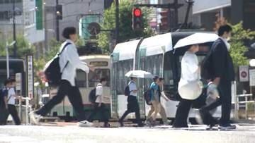 富山県内に熱中症警戒アラート　すでに猛暑日を観測