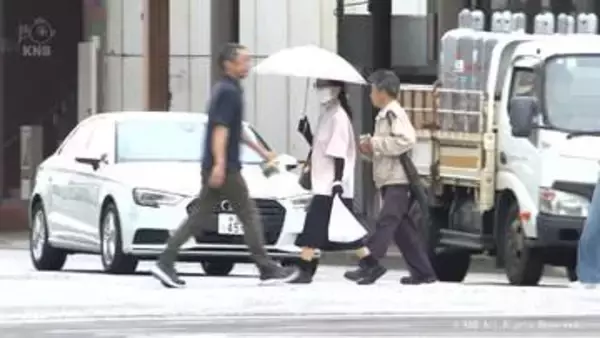 夕方には雨が降る　富山県内はジメジメした一日に
