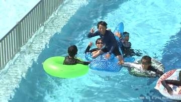 太閤山ランドプール　ことしもオープン　県民に親しまれ通算入場者350万人達成