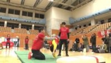 オリンピック２大会金メダリスト　橋本大輝選手の体操教室　砺波