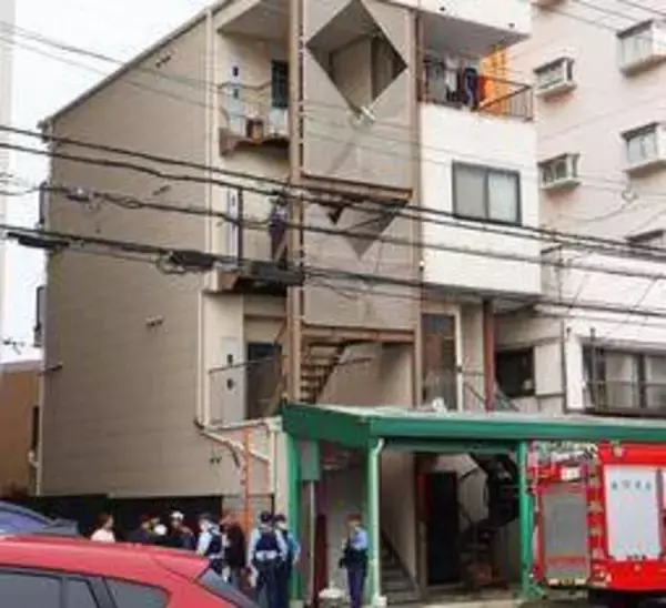 神戸の共同住宅で火災　住人とみられる男性の死亡確認