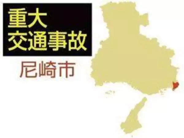自転車と衝突したバイクが逃走　自転車の会社員がけが　尼崎の国道43号交差点