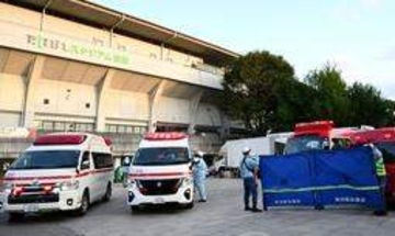 全日本実業団陸上の会場で集団食中毒か　スタッフら男女23人が病院搬送、1人重症　京都