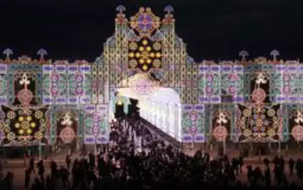 神戸ルミナリエ開幕　東遊園地などで2月8日まで　阪神・淡路大震災の犠牲者悼む