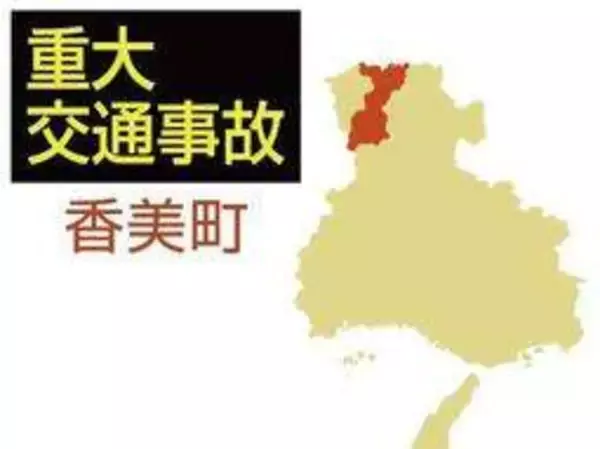 バイク走行中にシカと接触か　男性が転倒し意識不明の重体　香美町