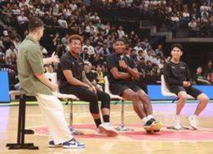 NBA八村塁選手、神戸で初イベント　「量より質」重視でトレーニング「Bリーグでキャリア終わらせたい」