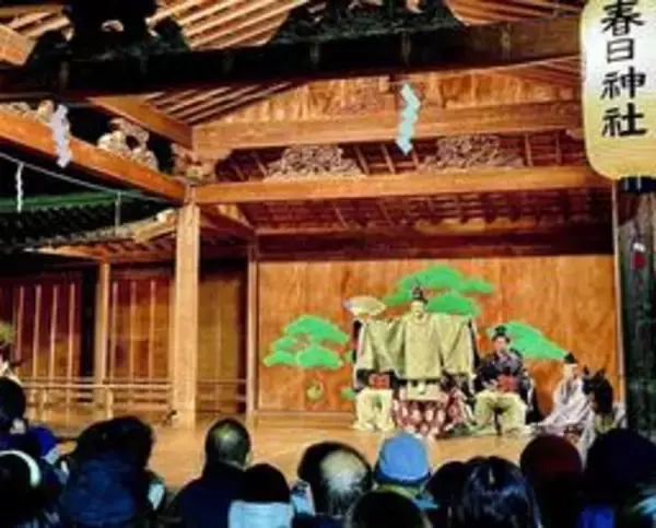 新春の訪れ告げる厳かな舞　丹波篠山・春日神社で元朝能「翁神事」