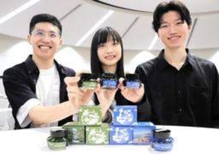 神戸学院大カラーの万年筆インク誕生　学生発案、老舗文具メーカーに直談判　キャンパスイメージの2色