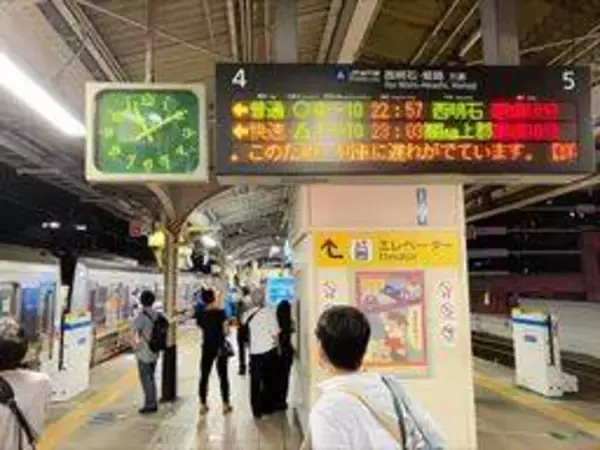 JR神戸駅で普通電車と女性が接触し死亡　最終電車含む41本が遅れ　1万2千人に影響