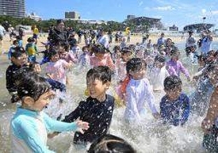 須磨と舞子の海水浴場、7月9日に海開き　8月23日まで　JR須磨駅前に親子連れ向けエリアも　神戸