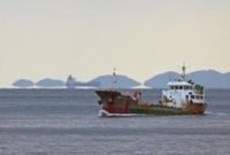 海上にぽっかり…小島が浮いた?　淡路島から「浮島」観測