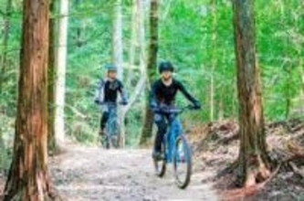 マウンテンバイクで自然を満喫、初心者も手ぶらで楽しめる　神戸の森林植物園