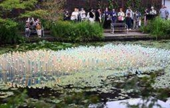 草間弥生さんの「南瓜」も競演　秋の山上に多彩な作品「神戸六甲ミーツ・アート」29日開幕
