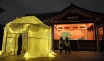 舞台は3つの寺院、尼崎の寺町エリアで一夜限り「光るアート」  歴史や文化から着想
