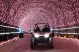 光の空間、バギーで疾走　ネスタリゾート神戸で新イベント、1月末まで期間限定開催