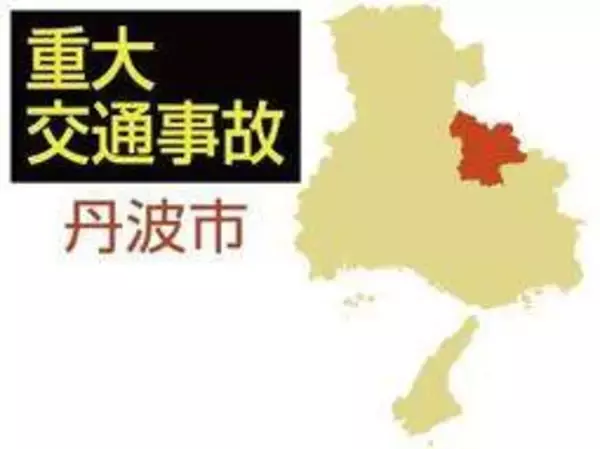 丹波市の市道でひき逃げ　車と衝突、歩行者が弾みで側溝に転落し負傷　兵庫