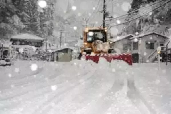 神戸で初雪、香美町では積雪44cm　兵庫県内各地で厳しい冷え込み