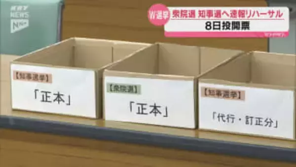 【衆院選＆山口県知事選】8日の投開票を前に速報リハーサル