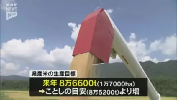 【山口】2026年の主食用米の生産目標は8万6600トン…25年目安より＋1400トン