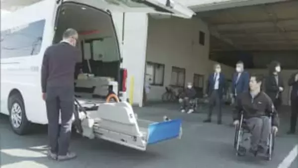 全国で207台、山口県内では4台…24時間テレビの寄付金で福祉車両を贈る