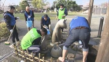 ピカピカの足湯で来場者を歓迎！湯田温泉白狐まつり、4・5日に開催
