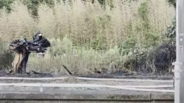 【山口】雑草を燃やしていた火が燃え広がり…長門湯本の男性（74）の死亡を確認