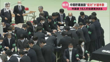 柳井市議選 当選者の過半数がKRYアンケートで「中間貯蔵施設に反対」