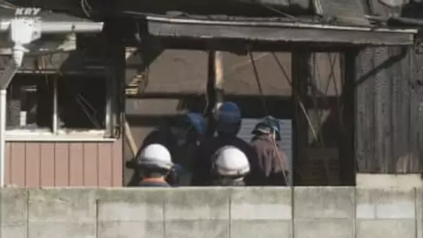 萩市の住宅で火災 焼け跡から1人の遺体 住民の高齢男性と連絡取れず