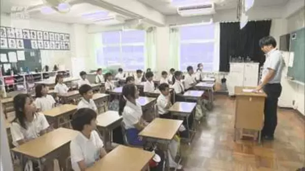 例年より2日早く 山口市の小・中学校で2学期がスタート