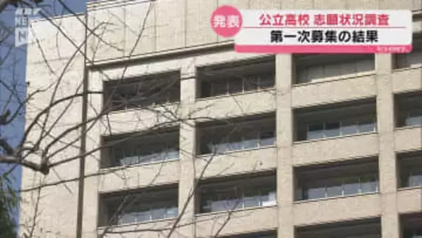 2025年度から始まった公立高校の特色選抜　2112人が合格内定