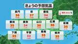 「【山口天気 朝刊8/26】アラート級の厳しい残暑続く 午後は次第に大気不安定 暑さとともに天気の急変にも注意を」の画像1