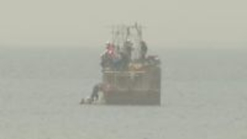 【速報】旧長生炭鉱潜水調査　台湾人ダイバー1人が心肺停止か…救急車で救急搬送～山口・宇部