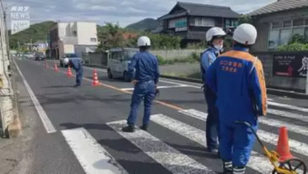 下関市吉見本町で歩行者がはねられる事故 搬送時意識あり