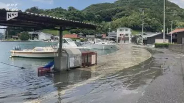 【解除】萩市、長門市に高潮危険警報→午後1時15分解除