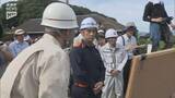 「平生町土砂災害の現場を村岡知事が視察「速やかな応急対応と復旧の検討進める」」の画像1