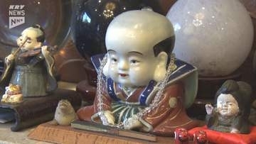 福助人形がつなぐ交流 下松市の国内有数のコレクターのもとに訪れた男性は…